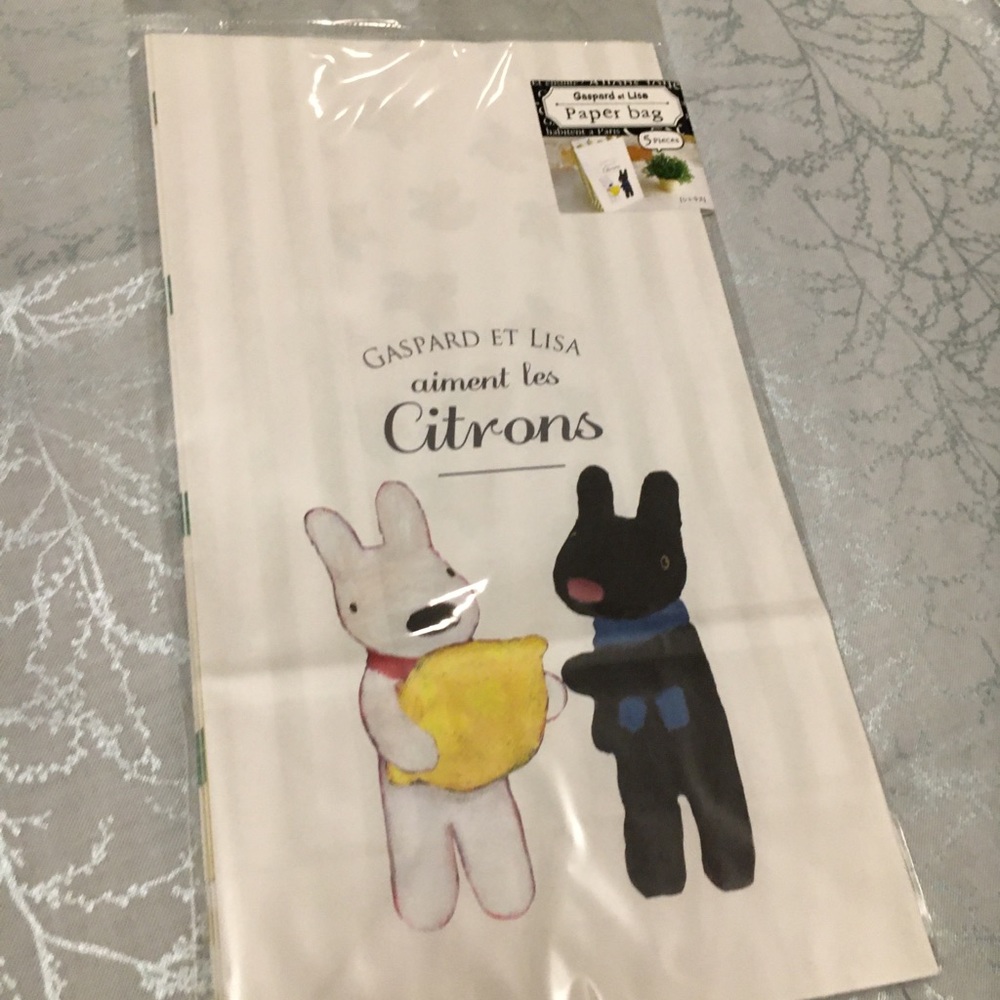Gaspard et lisa paper bags